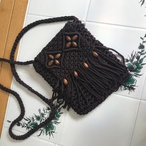 Cute Lovely Brown Over Cross Purse